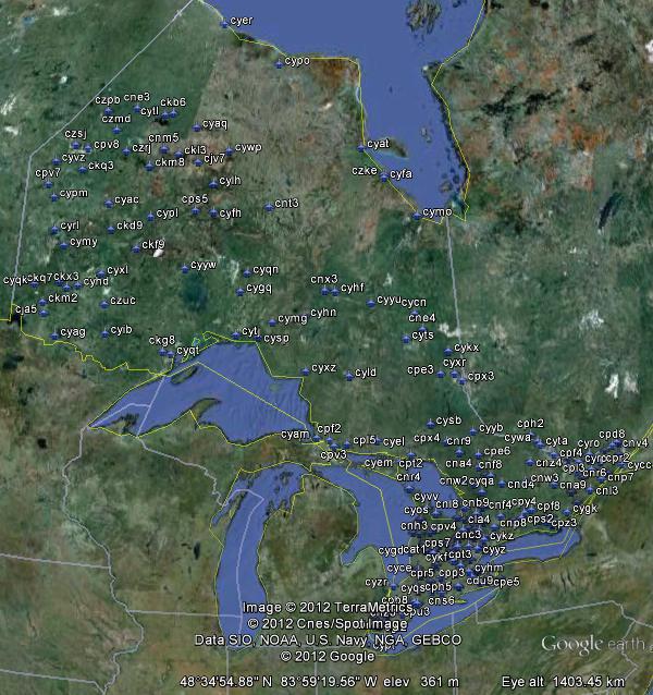 Ontario Airfields — 1