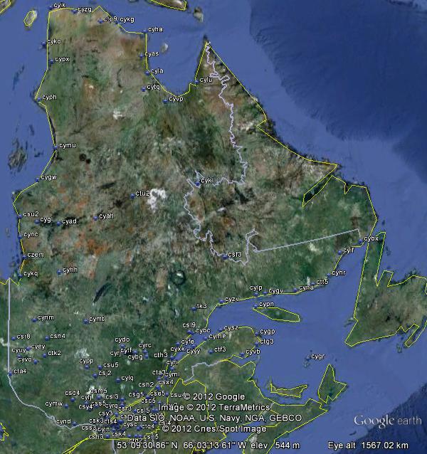 Quebec Airfields — 1