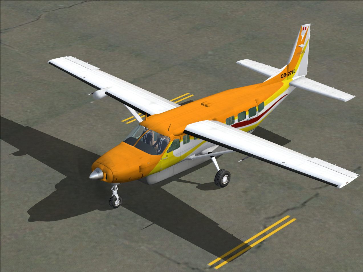 Fs2004 Private Cessna 208B Grand Caravan Ob-2790 — 1