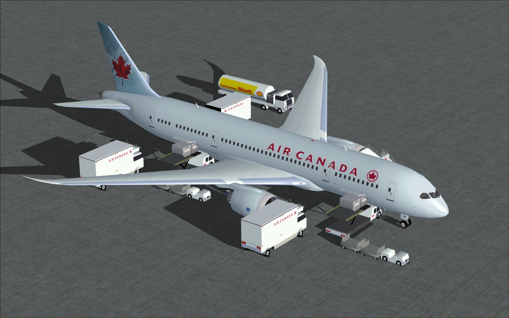 Fs2004 Air Canada Boeing 787-8 V2 — 1