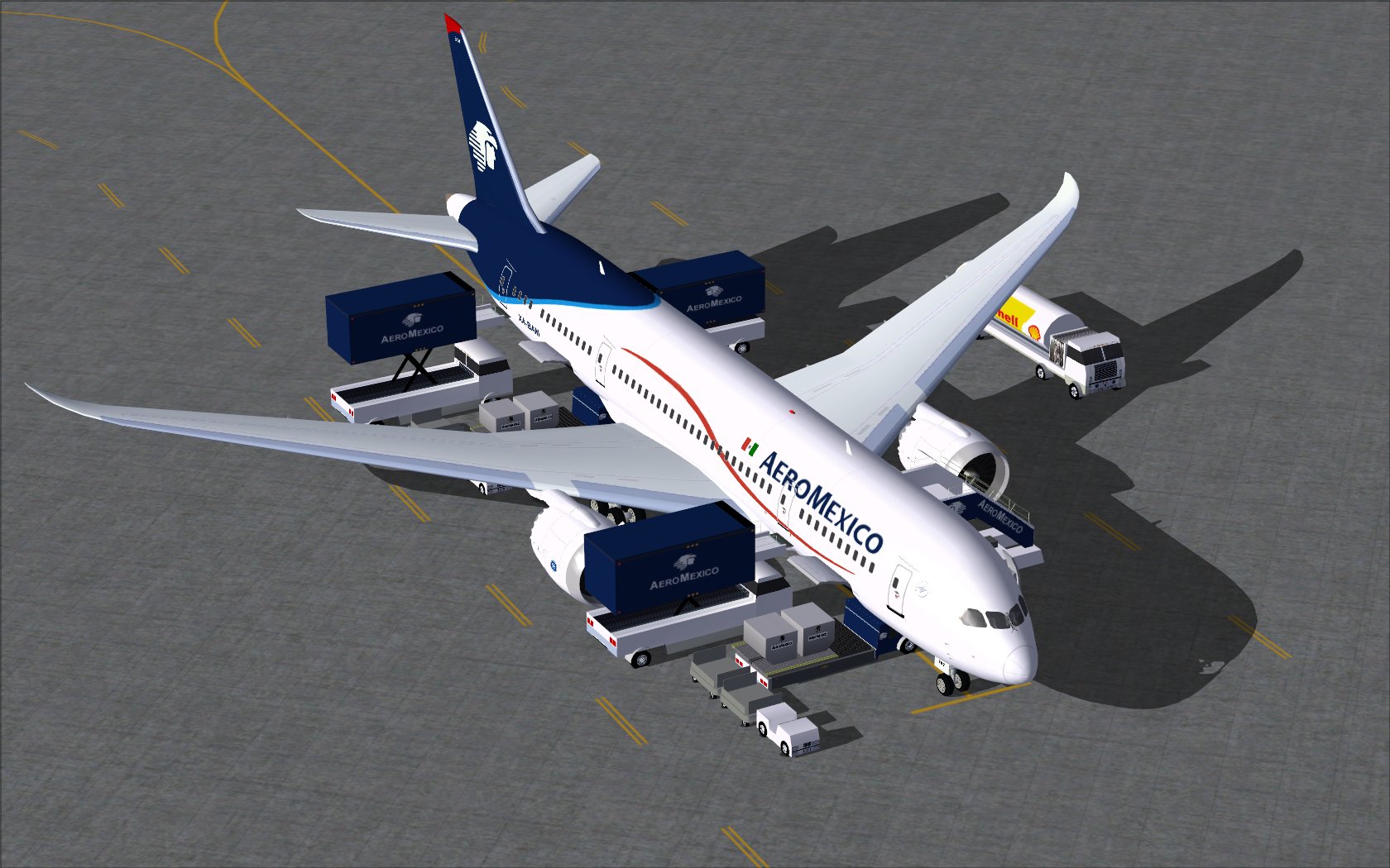 Fsx Aeromexico Boeing 787-8 V2 — 1