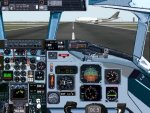 Flightsim Fs2004/Fs98 Panel - Mcdonnell Douglas Dc-9 First Officer Panel With Yoke — 1