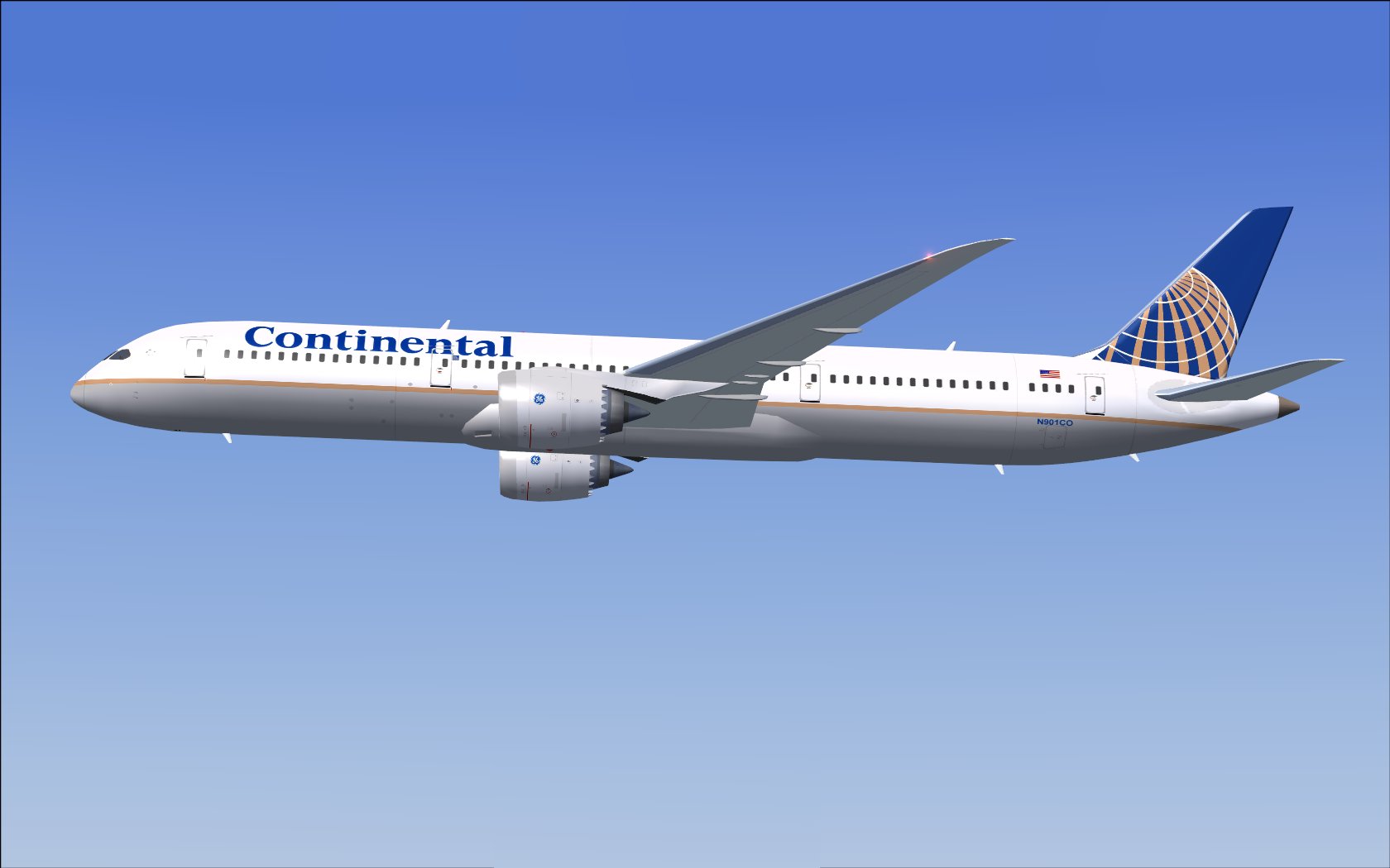 Fsx Continental 787-9 V2 — 1