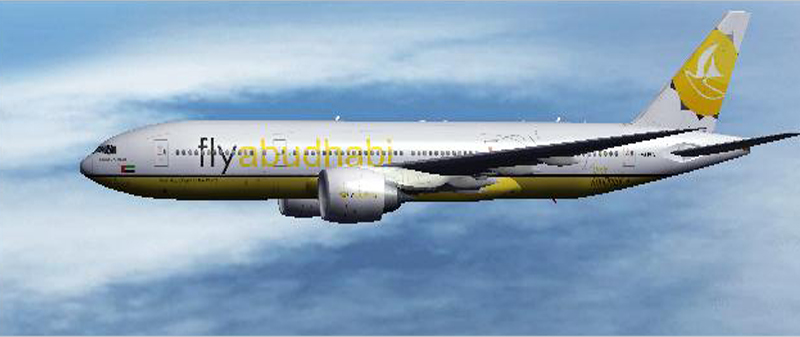 Boeing 777-200Lr Fly Abudhabi — 1