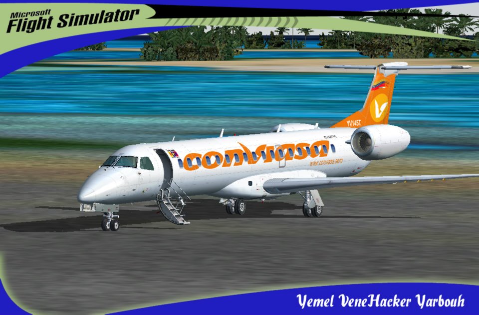 Fs2004/Fsx Embraer 145 Conviasa — 1