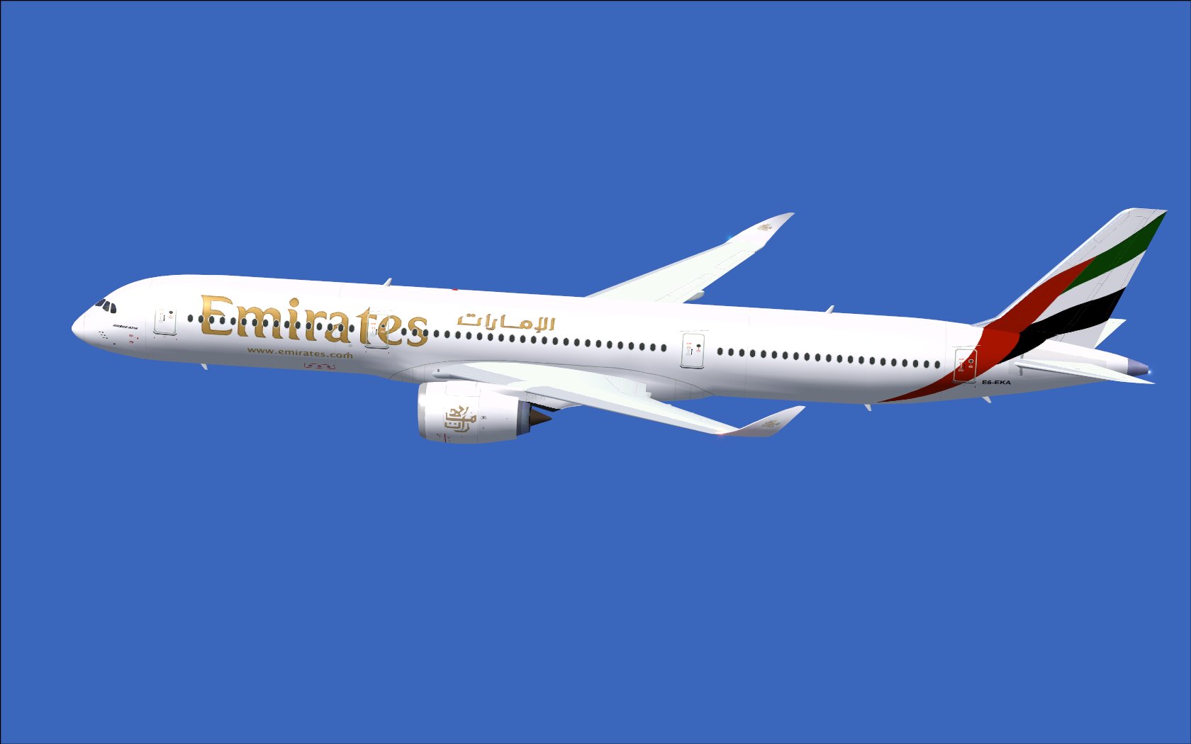 Fsx Emirates A350-1000 Xwb V2 — 1