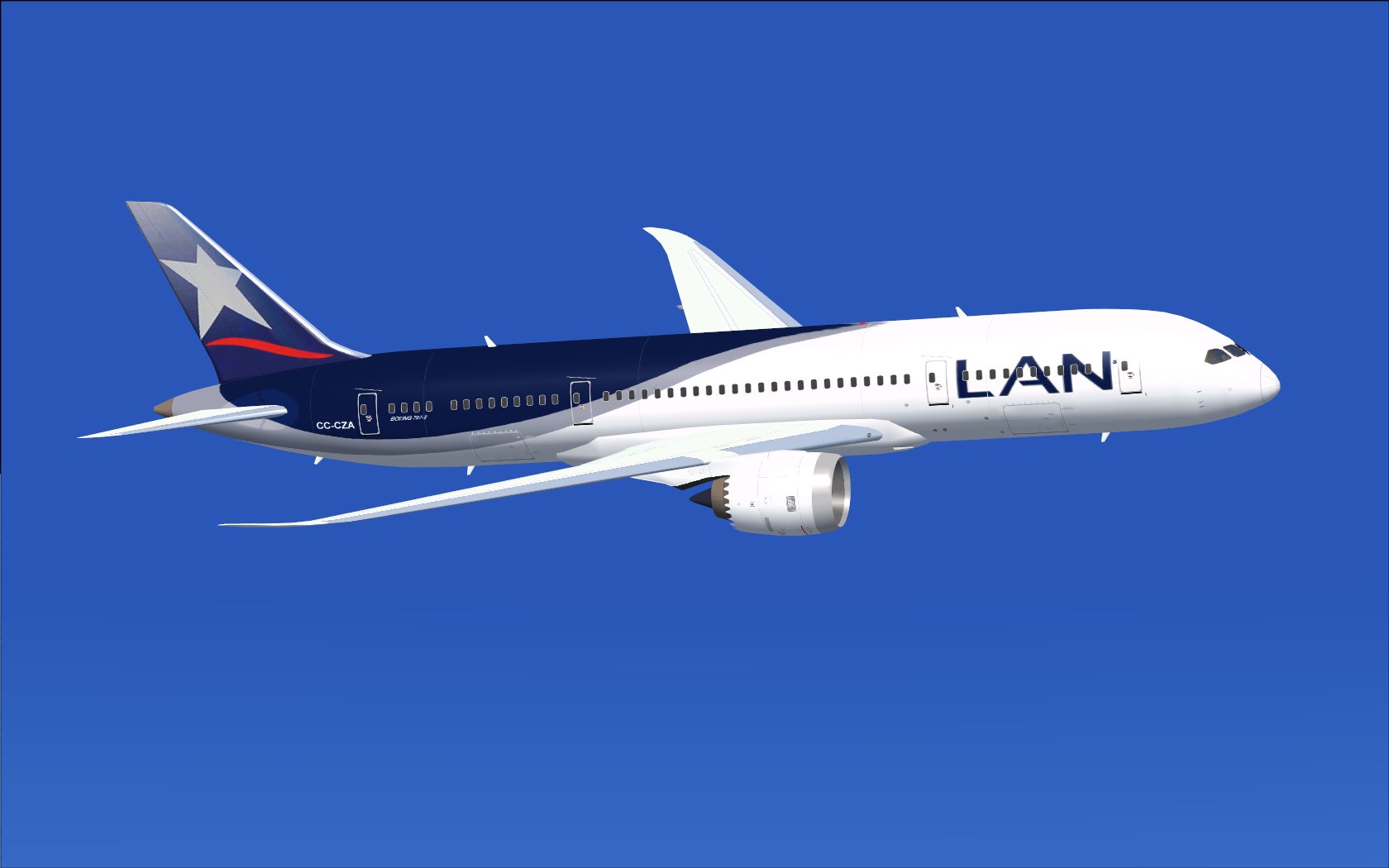 Fsx Lan Airlines Boeing 787-8 V2, This Camsim Version 2 Feature An Improve Aircrafts Desig — 1