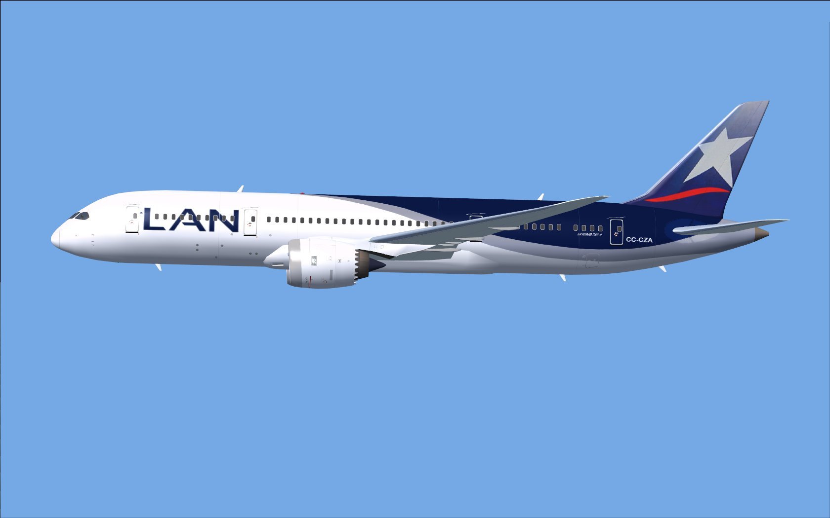 Fs2004 Lan Airlines Boeing 787-8 V2 — 1