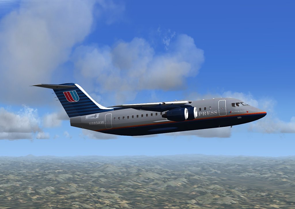 Fsx Bae 146-100 United Express — 1