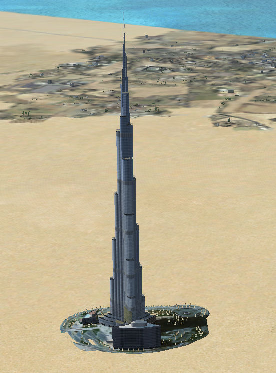 Fsx Scenery Burj Dubai — 1