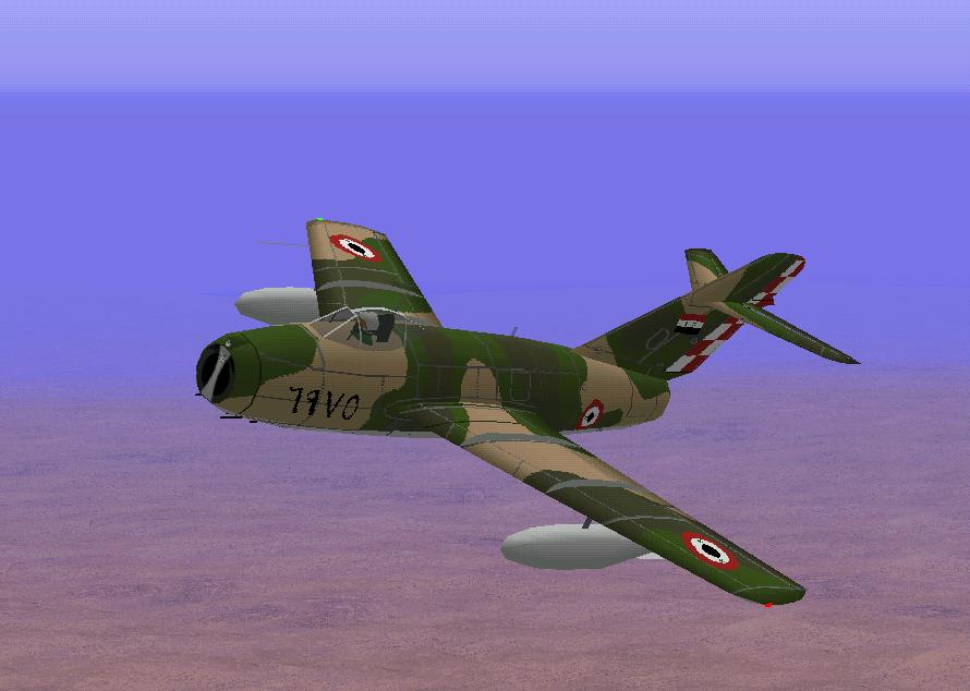 Cfs Mikoyan-Gurevich Mig17 Fresco Egyptian Air Force (Eaf) Livery — 1