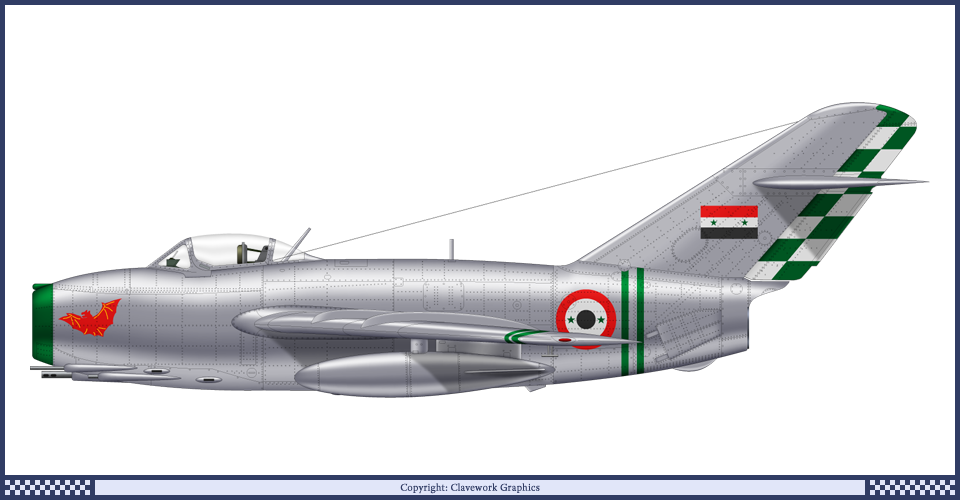Cfs Mikoyan-Gurevich Mig15 Egyptian Air Force (Eaf) Livery — 1