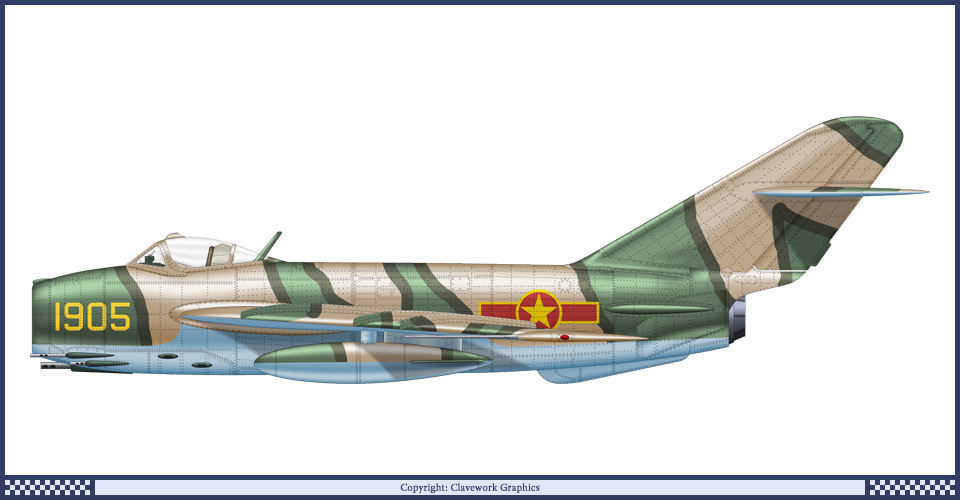 Cfs Mikoyan-Gurevich Mig17 Fresco In North Vietnams Air Force Livery — 1