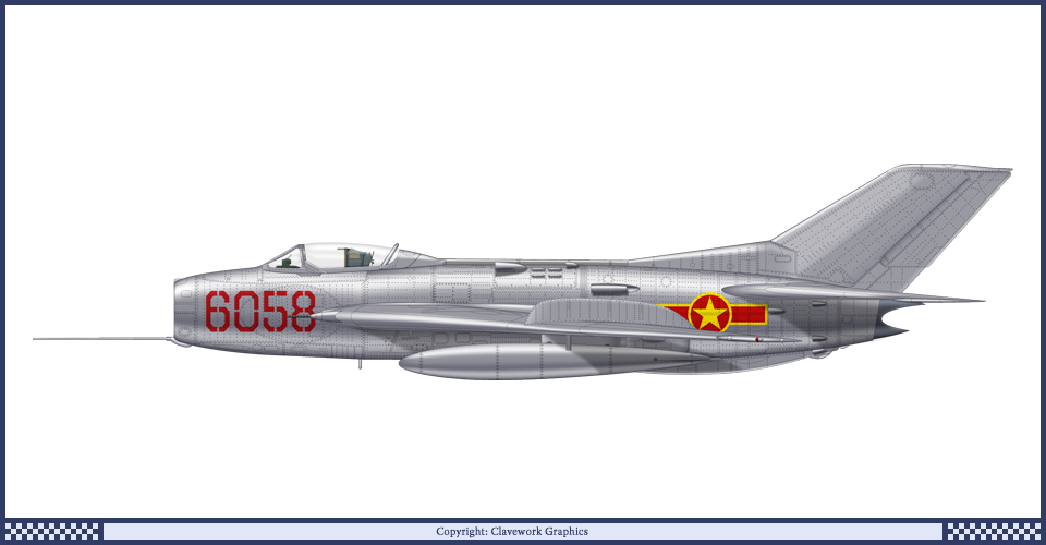Cfs Mikoyan-Gurevich Mig19 Farmer In North Vietnams Air Force Livery — 1
