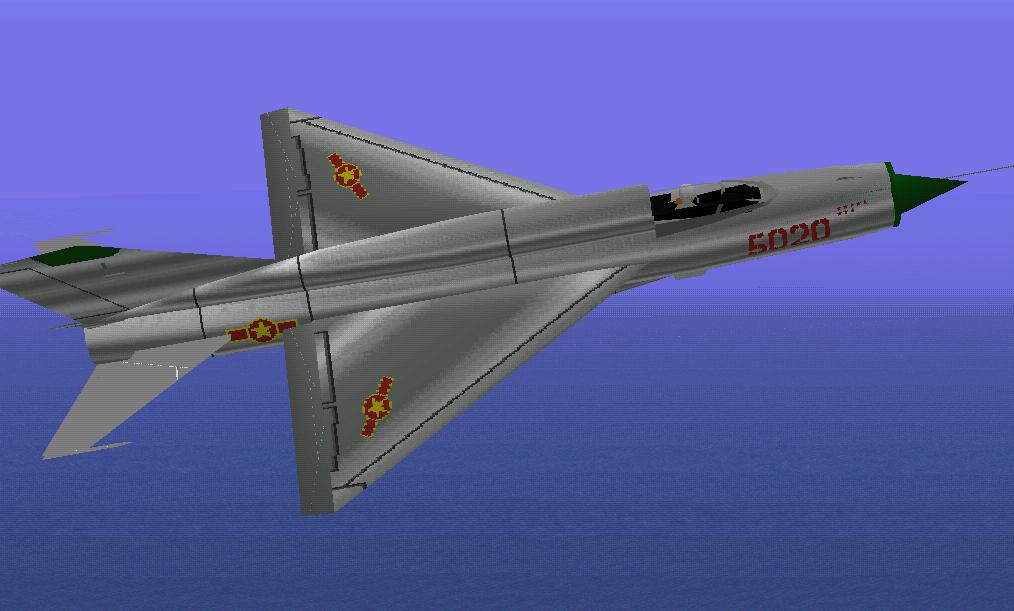Cfs Mikoyan-Gurevich Mig 21 Fishbed In North Vietnams Air Force Livery — 1