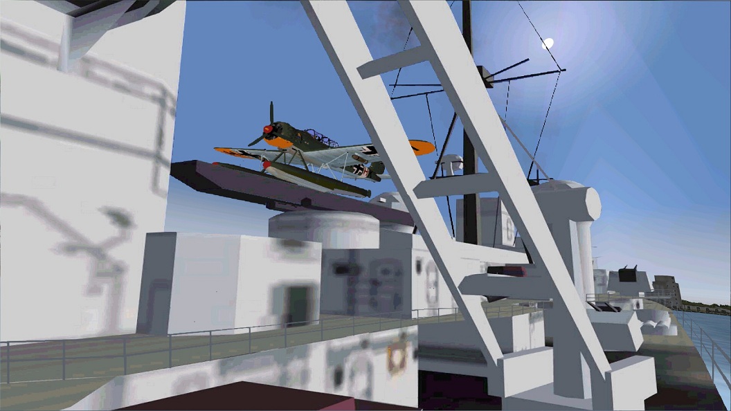 Fs2004 Features For Pilotable Heavy Cruiser Prinz Eugen — 1