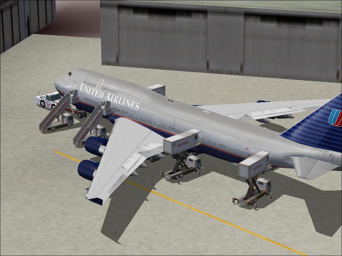 United Airlines Boeing 747-400 Fs2004 — 1