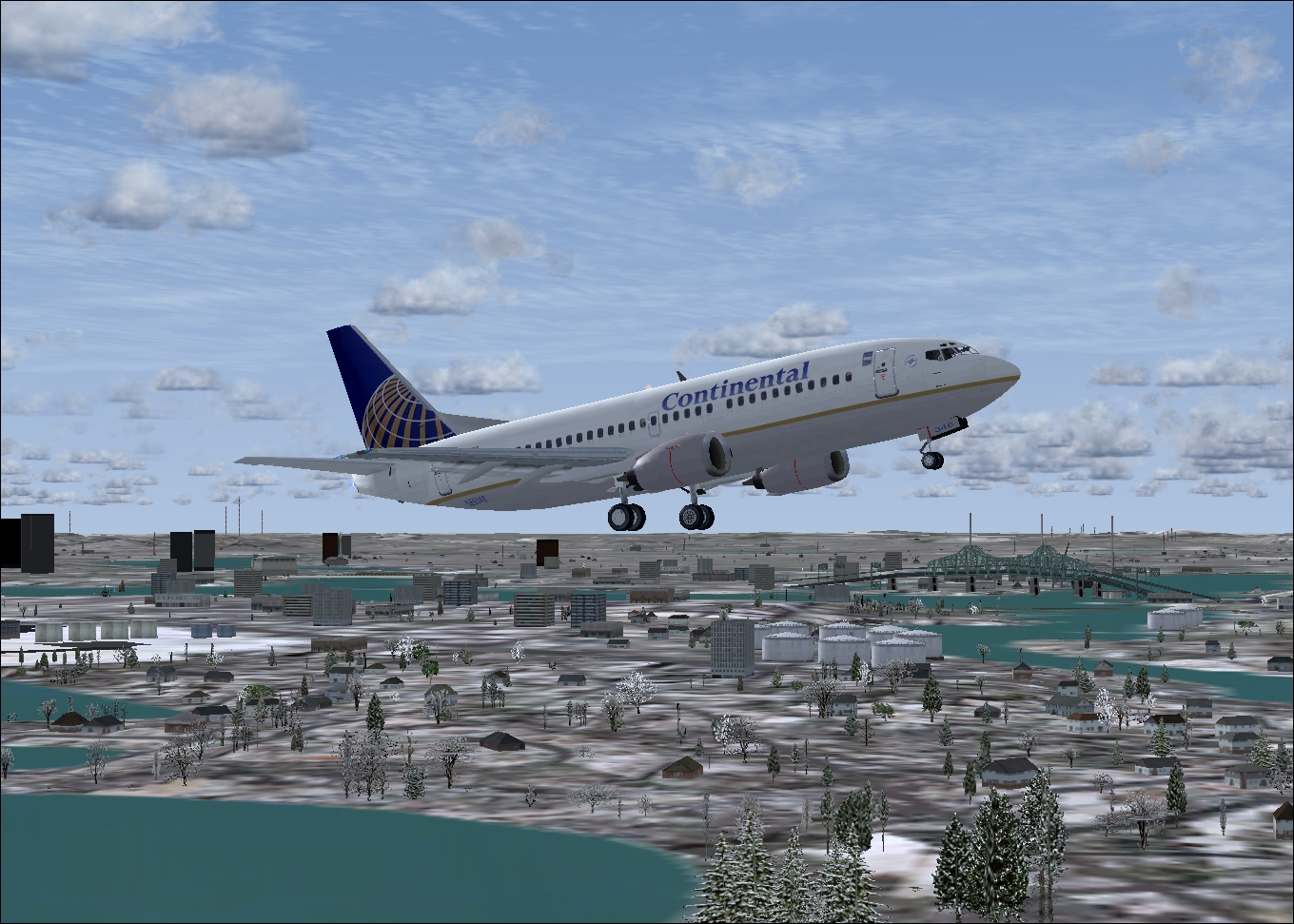Continental Boeing 737-300 — 1