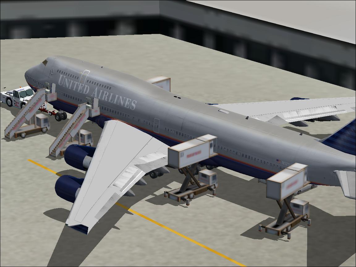 United Airlines 90S Boeing 747-400 — 1