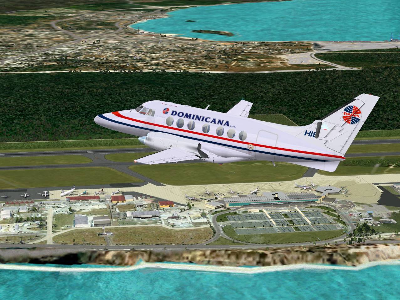 Fs2004 Pawa Dominicana British Aerospace Jetstream 31 (Hi817) — 1