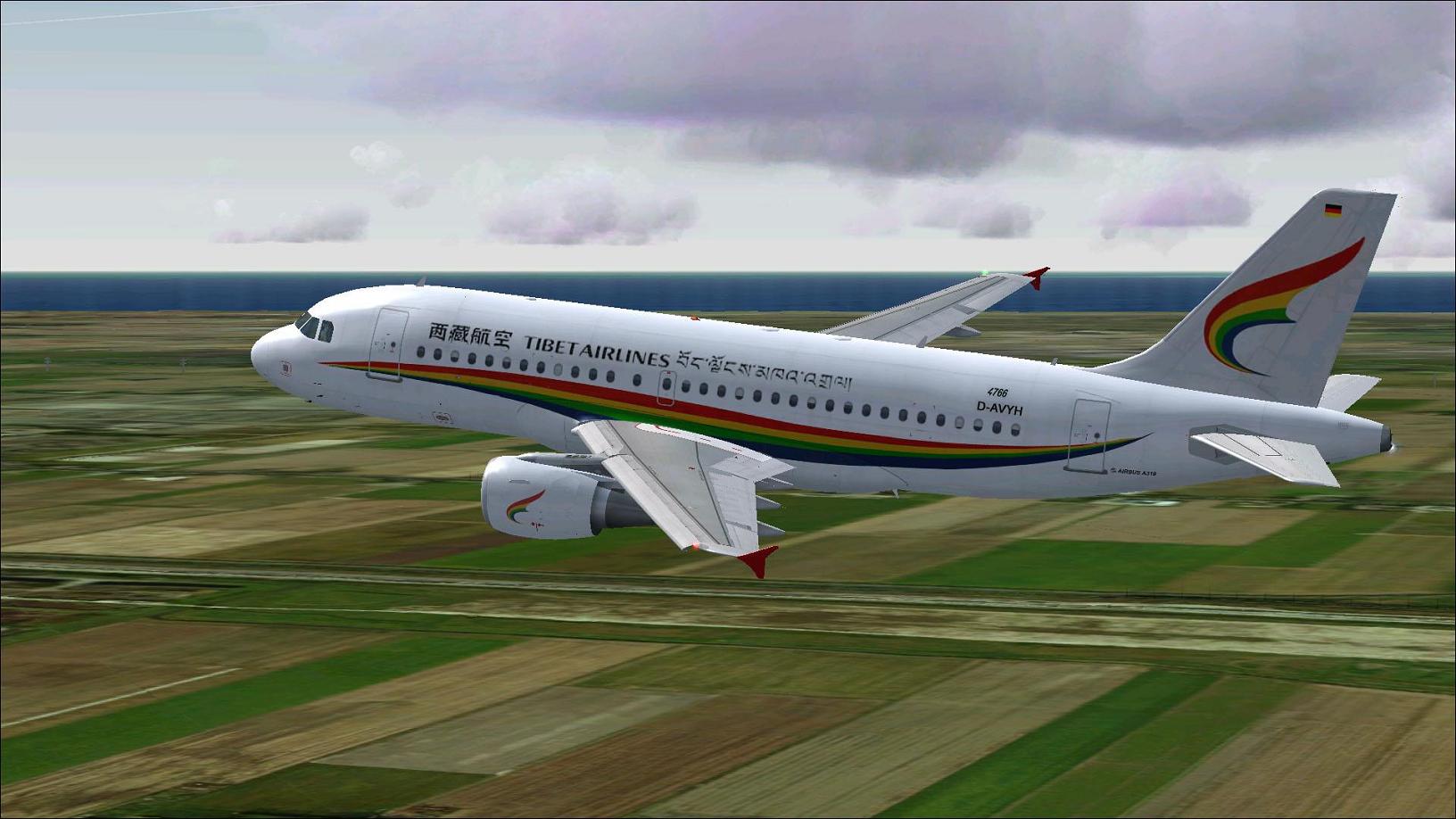Project Airbus A319-115 Tibet Airlines — 1