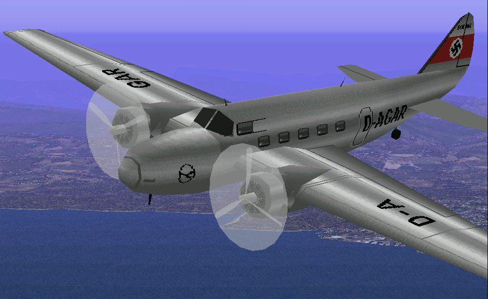 Fs98/Cfs1 Boeing 247-D Lufthansa — 1