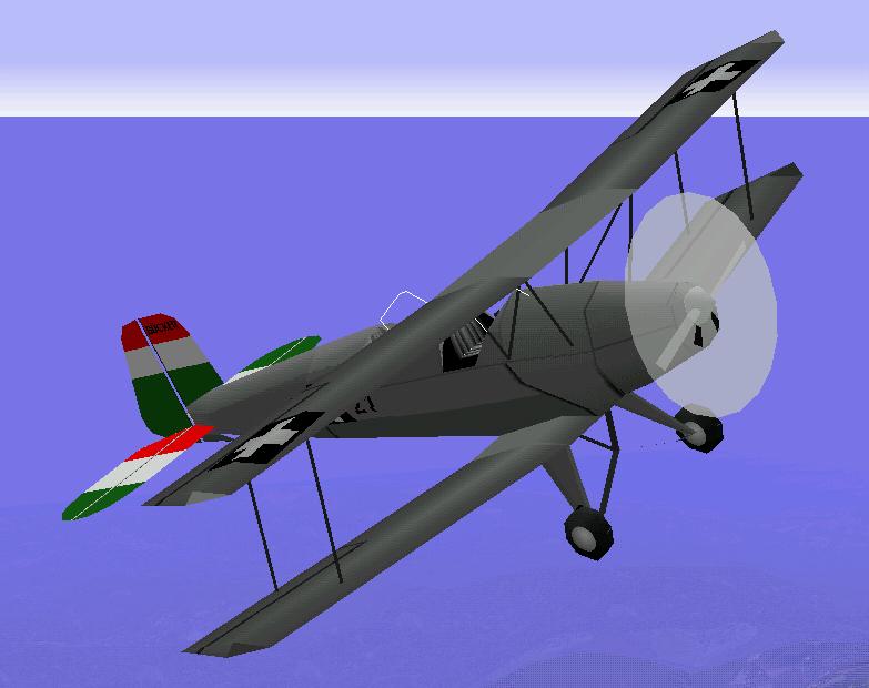 Cfs/Fs98 Bucker Bu-131 Jungmann Royal Hungarian Air Force — 1