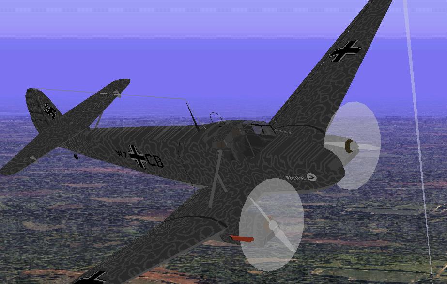 Fs98/Cfs1 Focke-Wulf Fw58-C Weihe- Night Fighter — 1