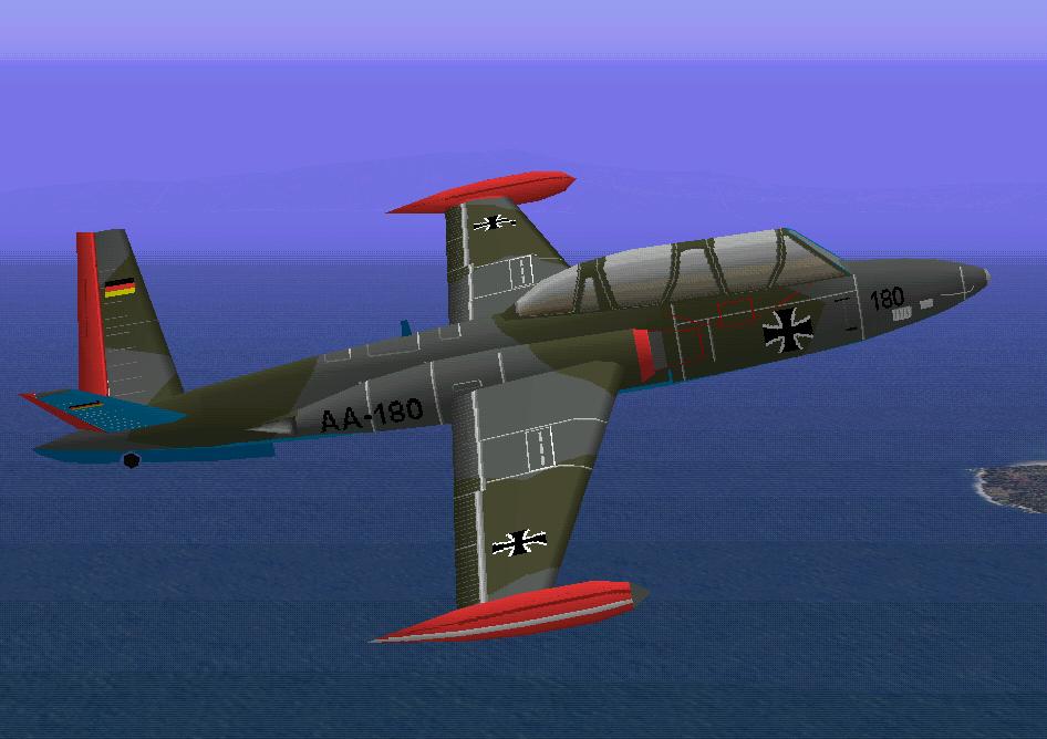 Cfs/Fs98 Upgrade Fouga Magister - Luftwaffe Now With Improved Moving Gear And Accurate Non — 1