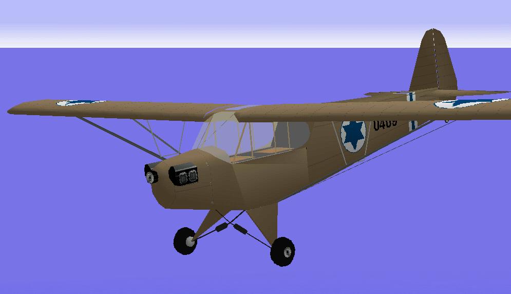 Fs98/Cfs1 Piper L-4 Cub - Israel — 1