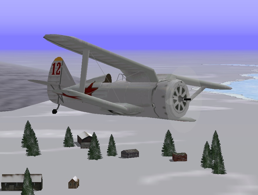 Cfs Polikarpov I-153 Chaika (Winter Textures) — 1