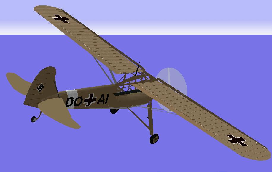 Fs98/Cfs1 Fieseler Fi.186 Storch - North Africa (1) — 1