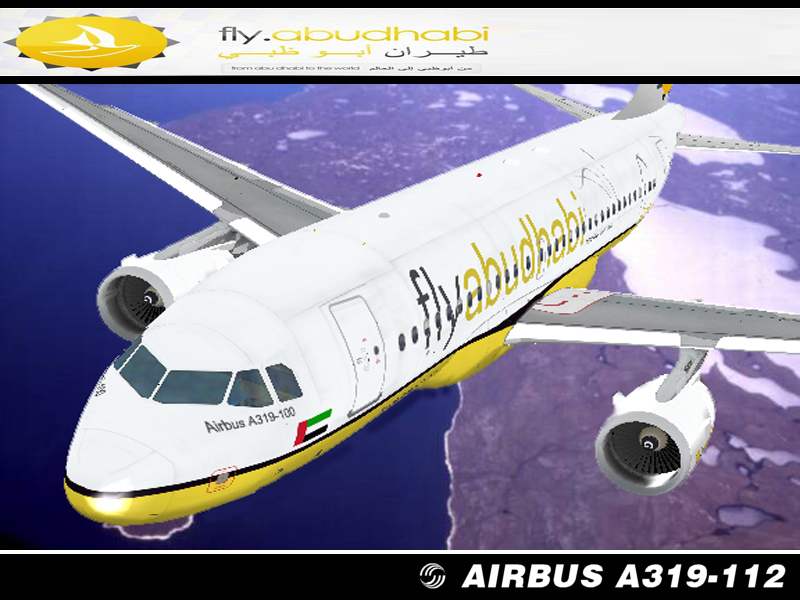 Airbus A319-112 Fly.abudhabi — 1