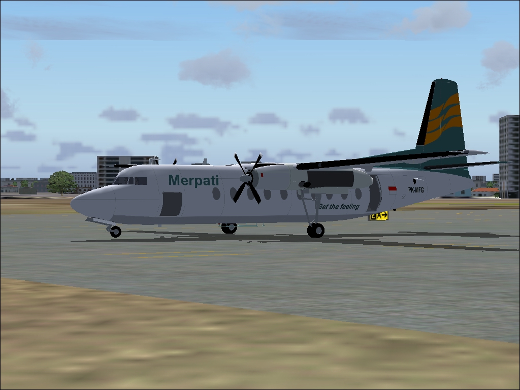 Fs9 Fokker F27-200/500 Merpati Nusantara Airlines — 1