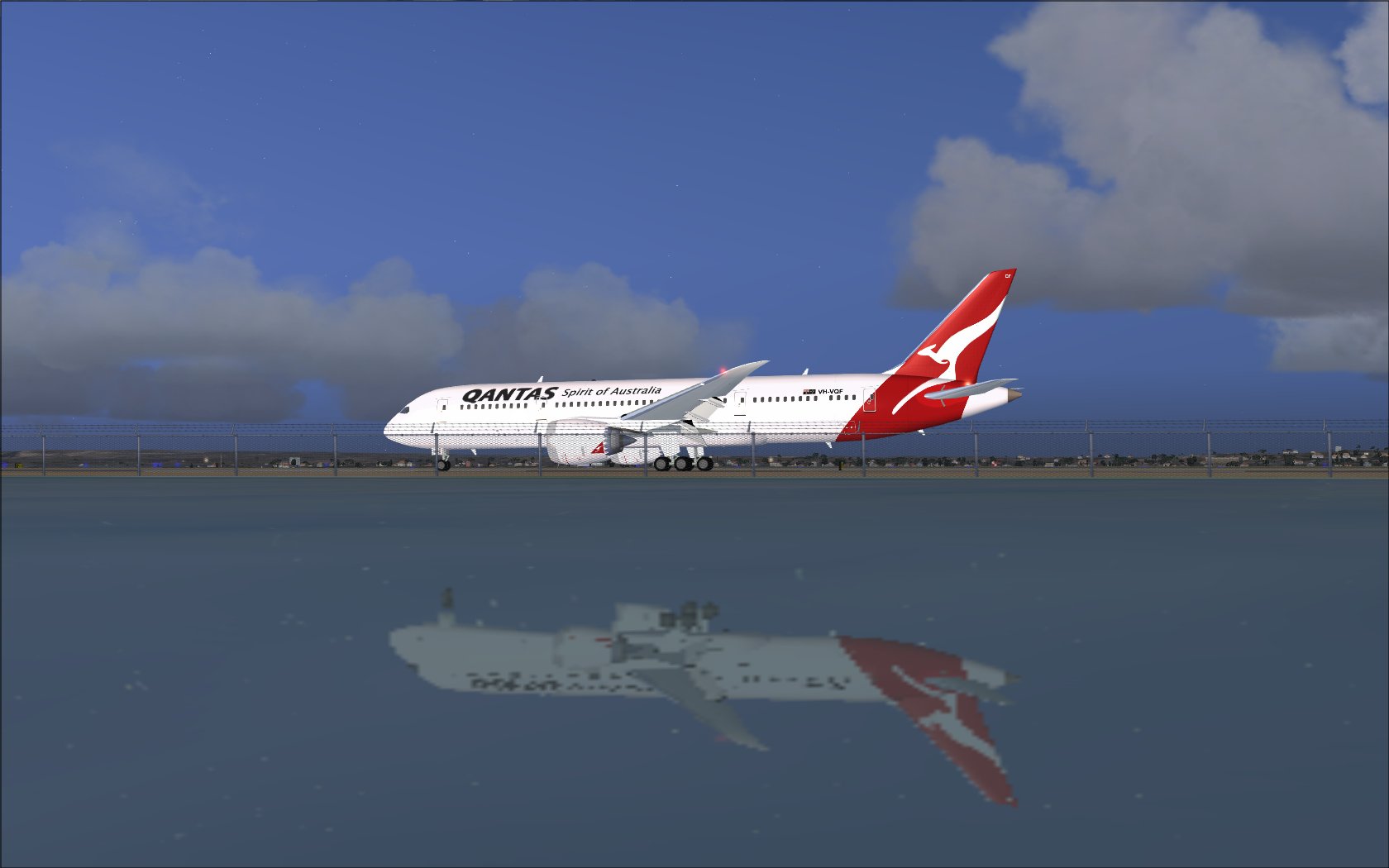 Fsx Qantas Boeing 787-8 V2 — 1