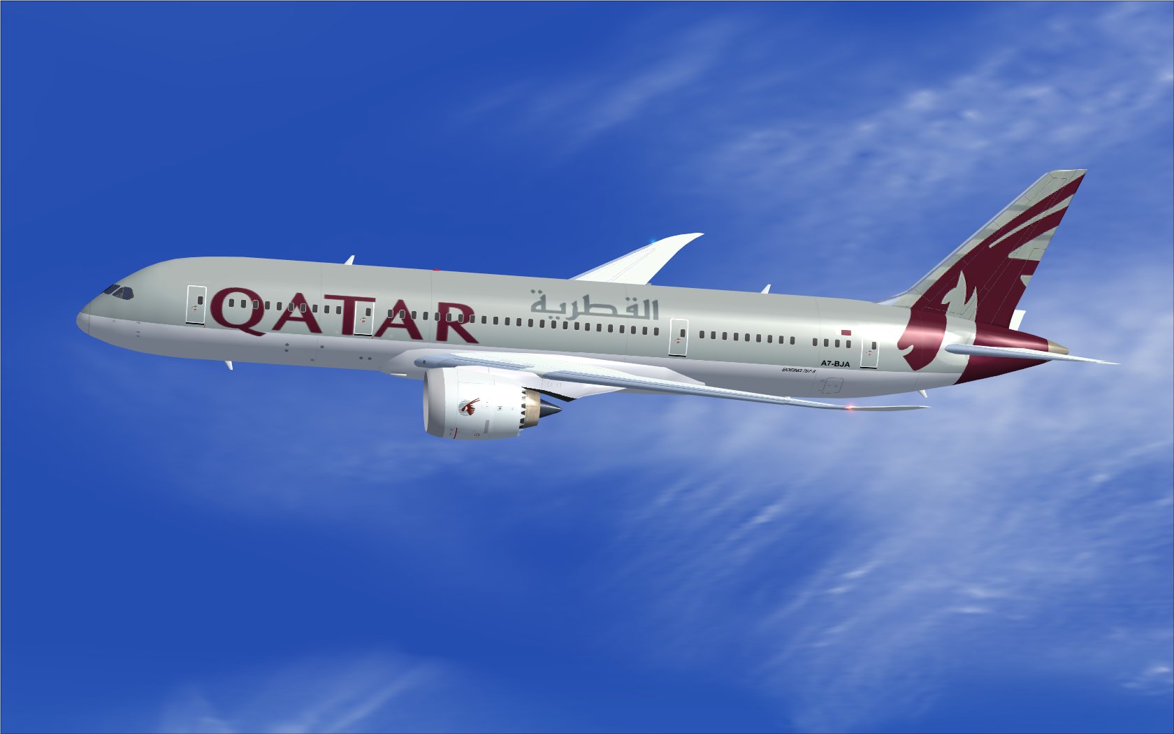 Fsx Qatar Boeing 787-8 V2 — 1