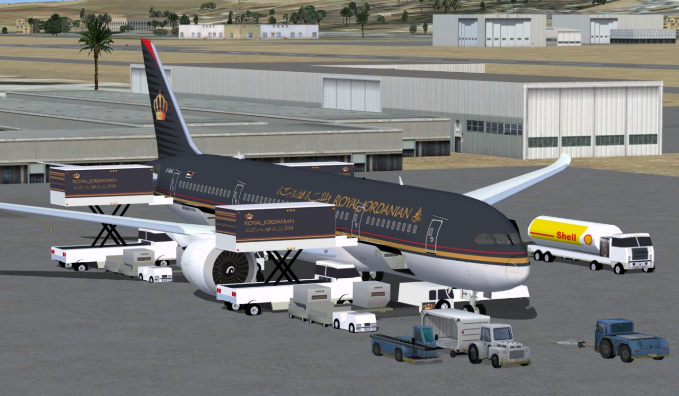 Fsx Royal Jordanian Boeing 787-8 V2 — 1