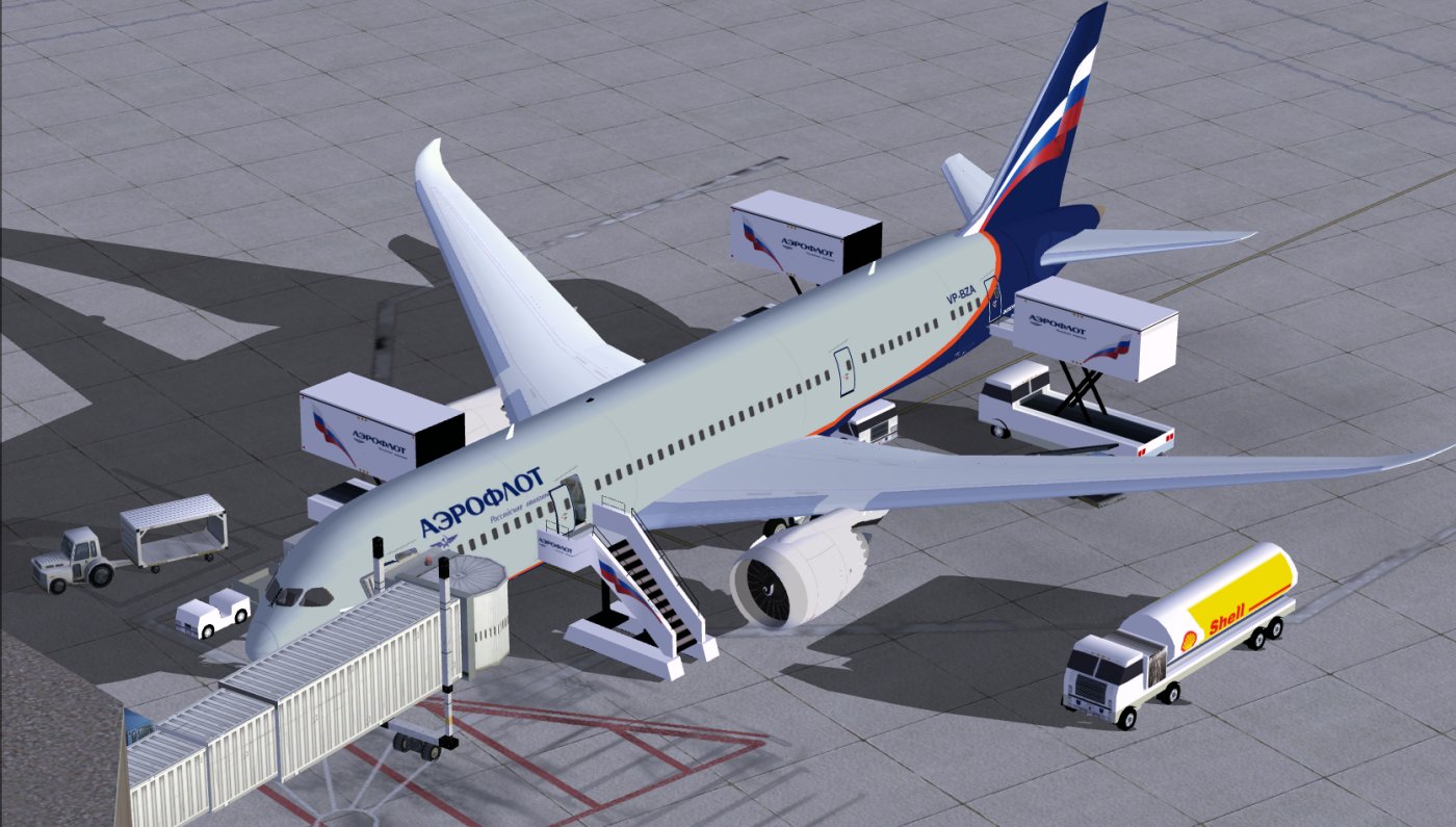Fsx Aeroflot Boeing 787-8 V2 — 1