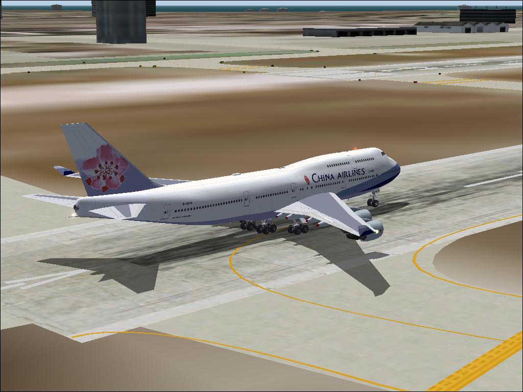 China Airlines 747-400 Meljet — 1