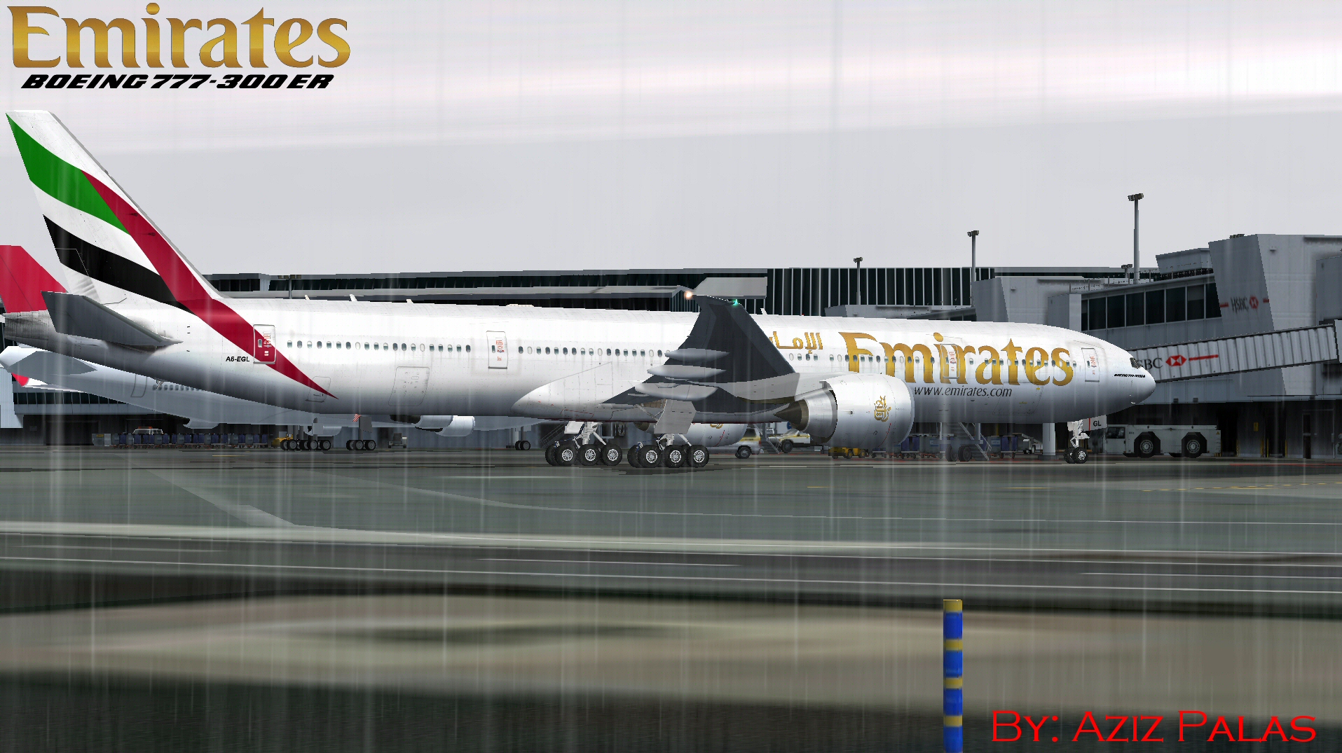 Fs2004/Fsx Emirates Boeing 777-300Er — 1