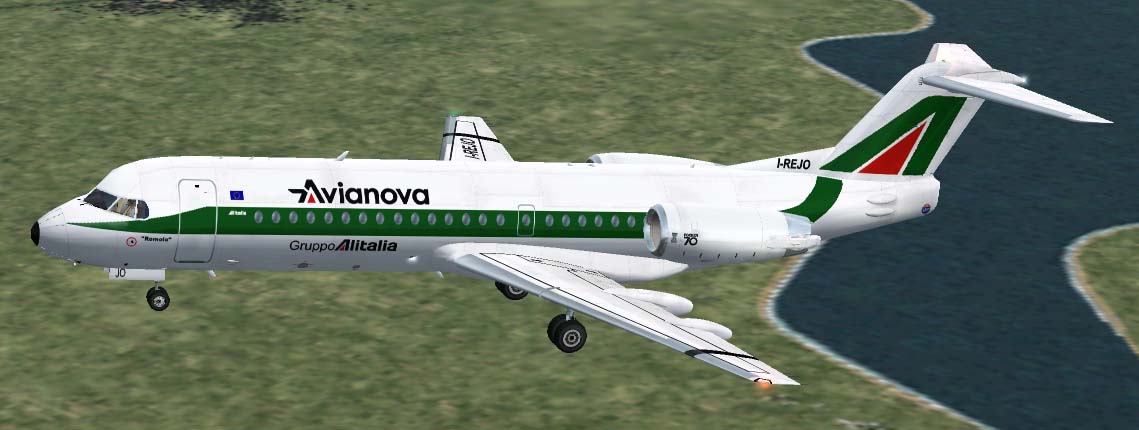 Fokker-70 Avianova Alitalia — 1
