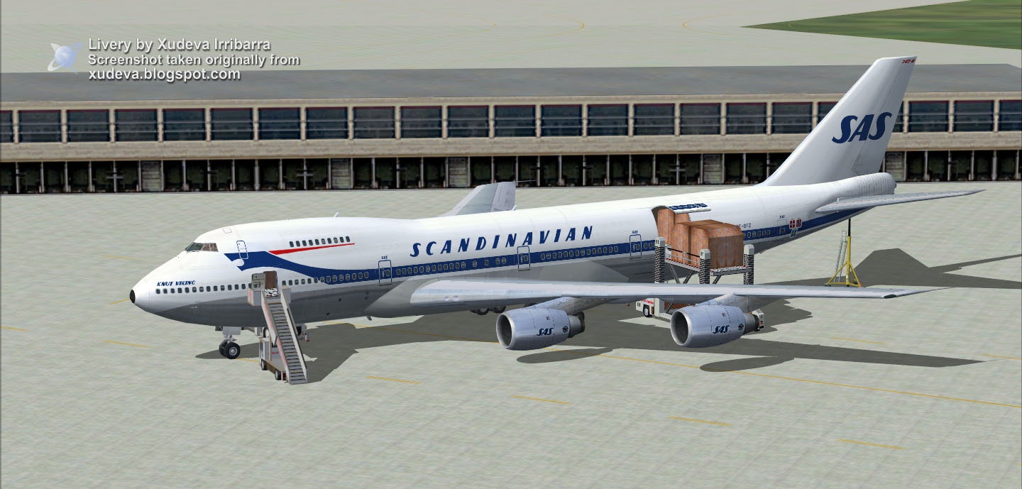 Sas Scandinavian Classic Boeing 747-200C — 1