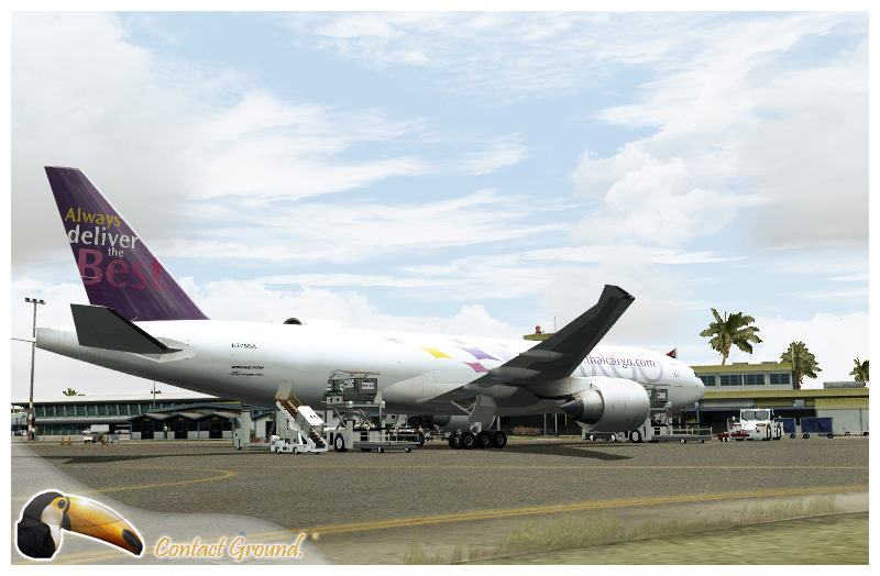 Posky 777-200Lrf Thai Cargo