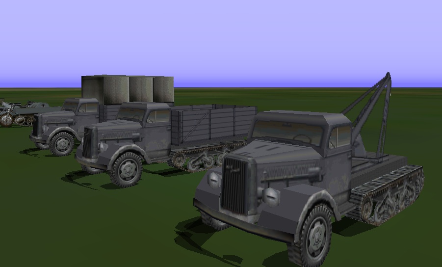 Cfs Macro - Opel Blitz Crane-Half Track — 1