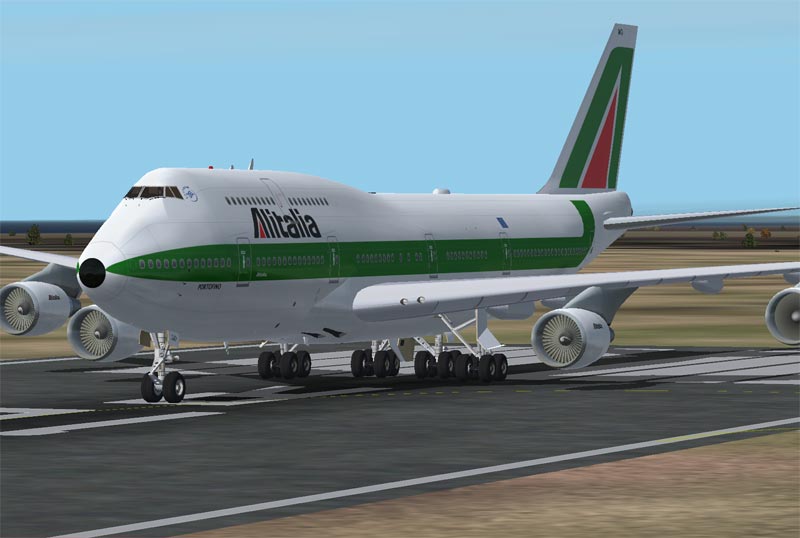 Italian Airlines Alitalia Boeing 747-400 — 1