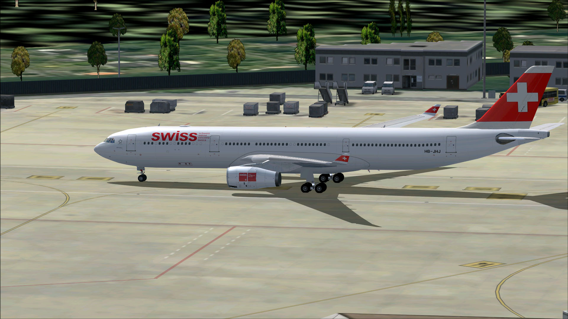 Airbus A330-200 Swiss Old Livery Enrollment Hb-Jhj — 1