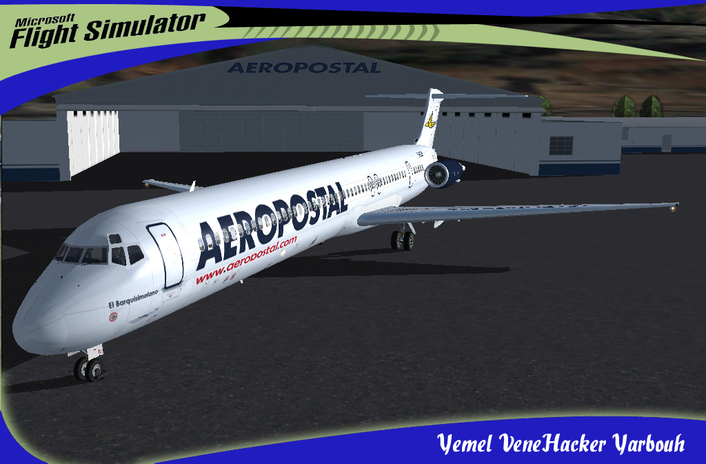 Fs2004/Fsx Mc Donnell Douglas Md82 Aeropostal — 1