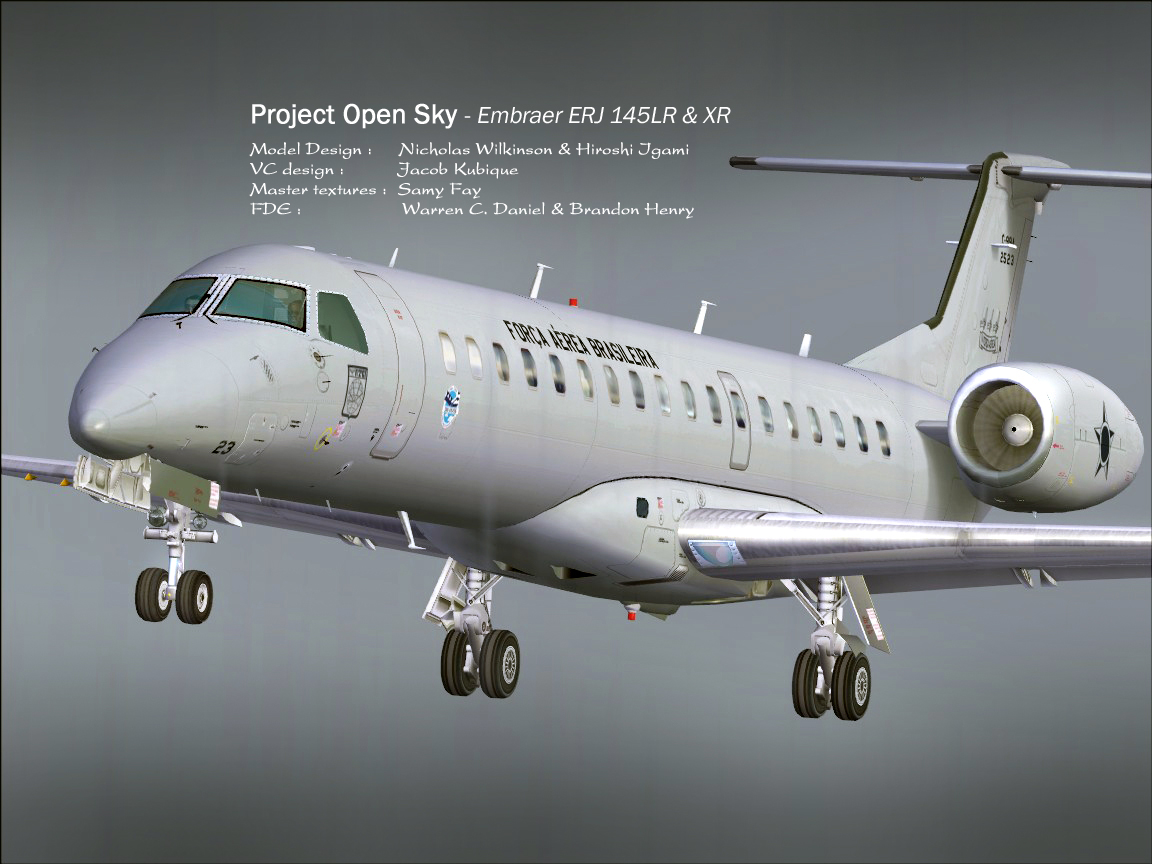 Fs2004/Fsx Embraer 145 Laser — 1