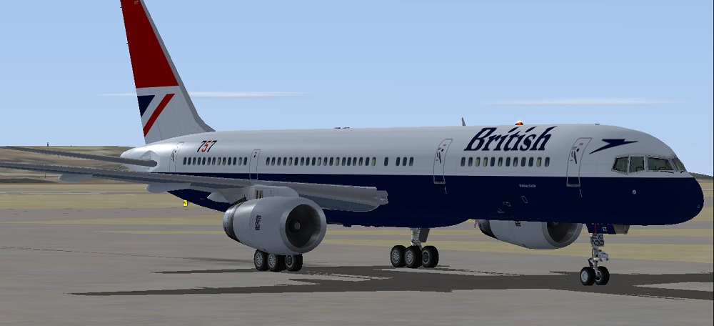 Fsx British Airways Retro Boeing 757-236 — 1