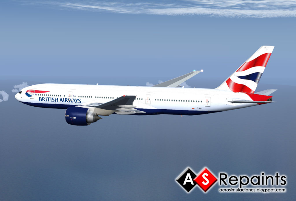 British Airways Boeing 777-200 V2 For Fs2004/Fsx — 1